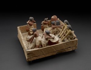 焼く、醸造する、肉を切る活動を示すモデル木材、ジェッソ、ペイント
